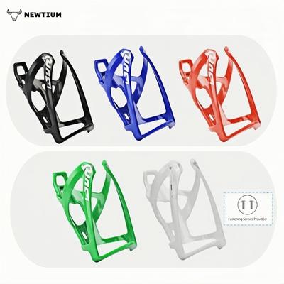 MTB/Road Bike Water Bottle Cage | Ultralight Colorful Cycling Holder (5 Colors) with Anti-Shock Design for Standard Bike Bottles