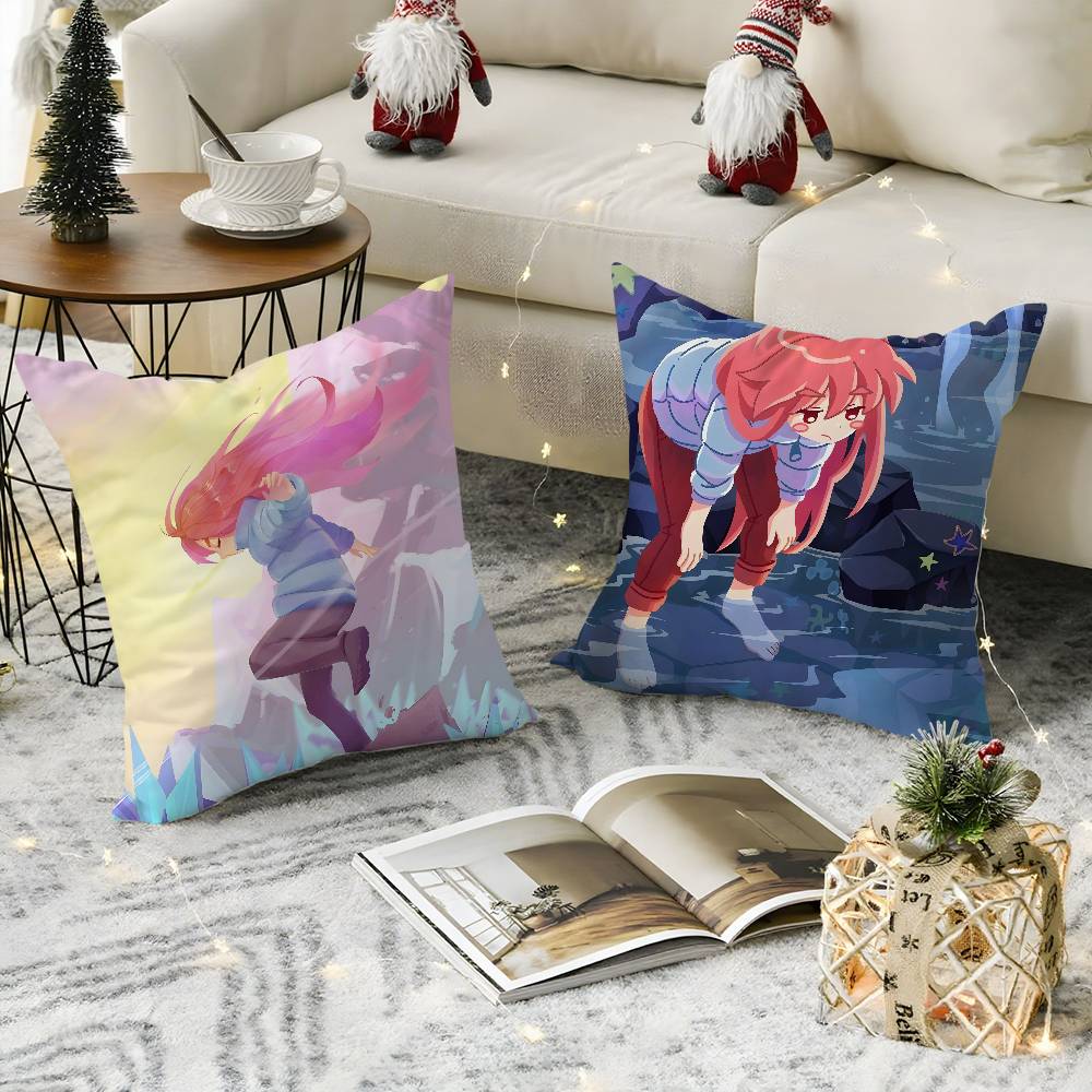 Cute C-CelesteS Game Funny Pillow Case Soft Plush Fabric Double Sided Print Decorative Home Living Room Gift Cushion