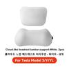YZ For Tesla Model 3 Y YL Juniper -2026 Car Seat Headrest pillow Lumbar Support Neck Pillow High-Quality Leather Accessories