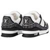 Louis Vuitton Lv Trainer Sneakers 'Black White Rhinestones' 1ABM04