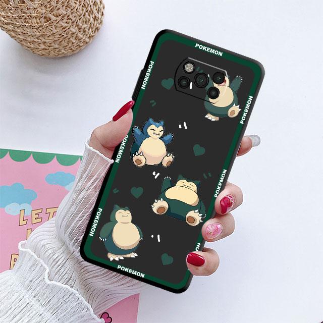 

Чехол с рисунком Покемона Пикачу для Xiaomi Mi Poco X3 NFC M4 F3 C40 11 11T 10T Pro 12 9T 9 10Lite, мягкий чехол на заднюю панель телефона Xiaomi Mi 9