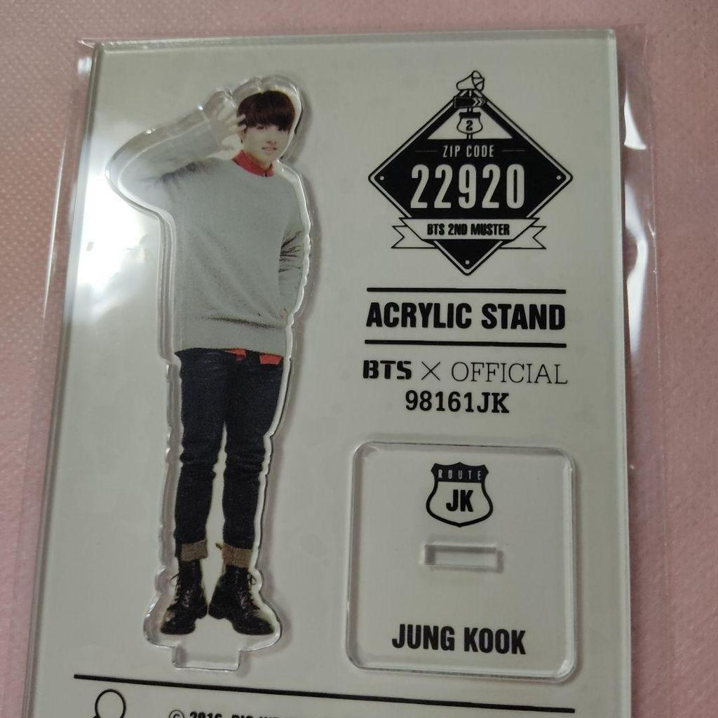 Used GUKU JUNGKOOK BTS 2ND 22920 Acrylic Stand Axta