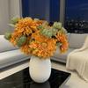 Artificial Flowers Durable Plastic Bouquet Party Arrangements Centerpiece Easter Decoration Thanksgiving Day Autumn Harvest