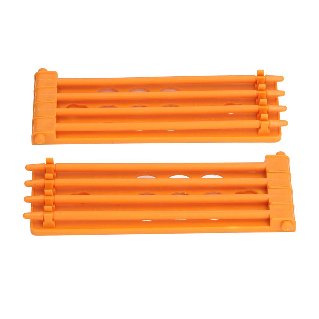 4Pcs Pigeon Leg Ring Stand 4 Column Design Large Capacity Wall Mounted Safe Durable Plastic Parrot