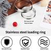 Stainless Steel Tarts Rings Double Edges Design, Safe Stable Baking Tool for Cakes and Dessert