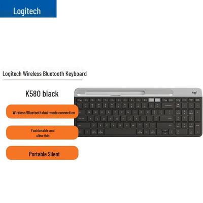 Logitech K580 Kabellose Bluetooth Schlanke Leise Tastatur