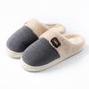 Cotton slippers autumn and winter indoor home thick bottom velvet warm couple hair slippers