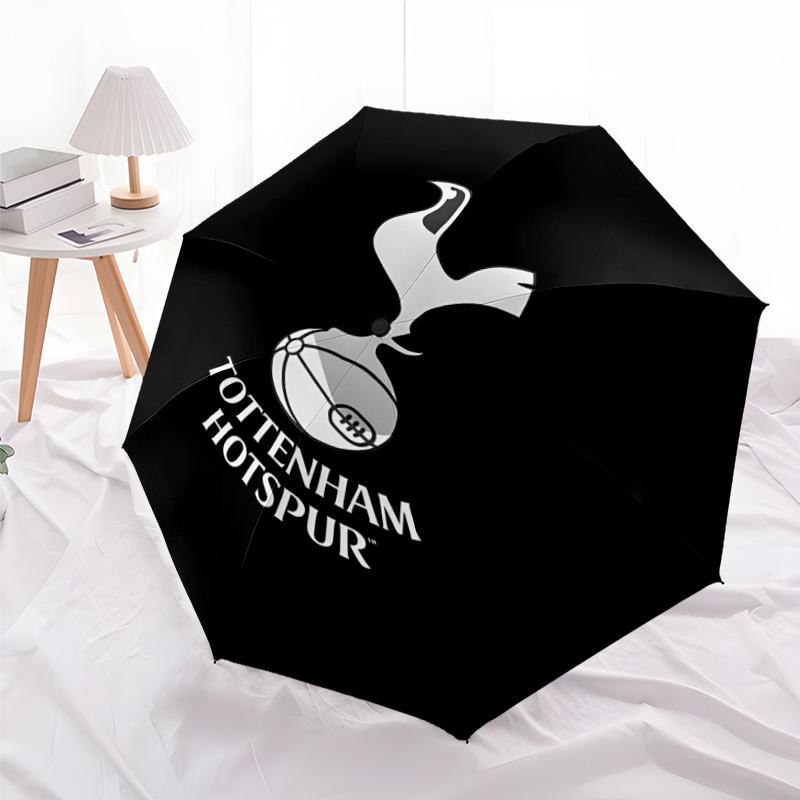 1pc T-Tottenham Hotspur Umbrella, Sun Protection, And UV Shielding. It Has Eight Sturdy Ribs for Outdoor Use And Perfect As a Holiday Gift