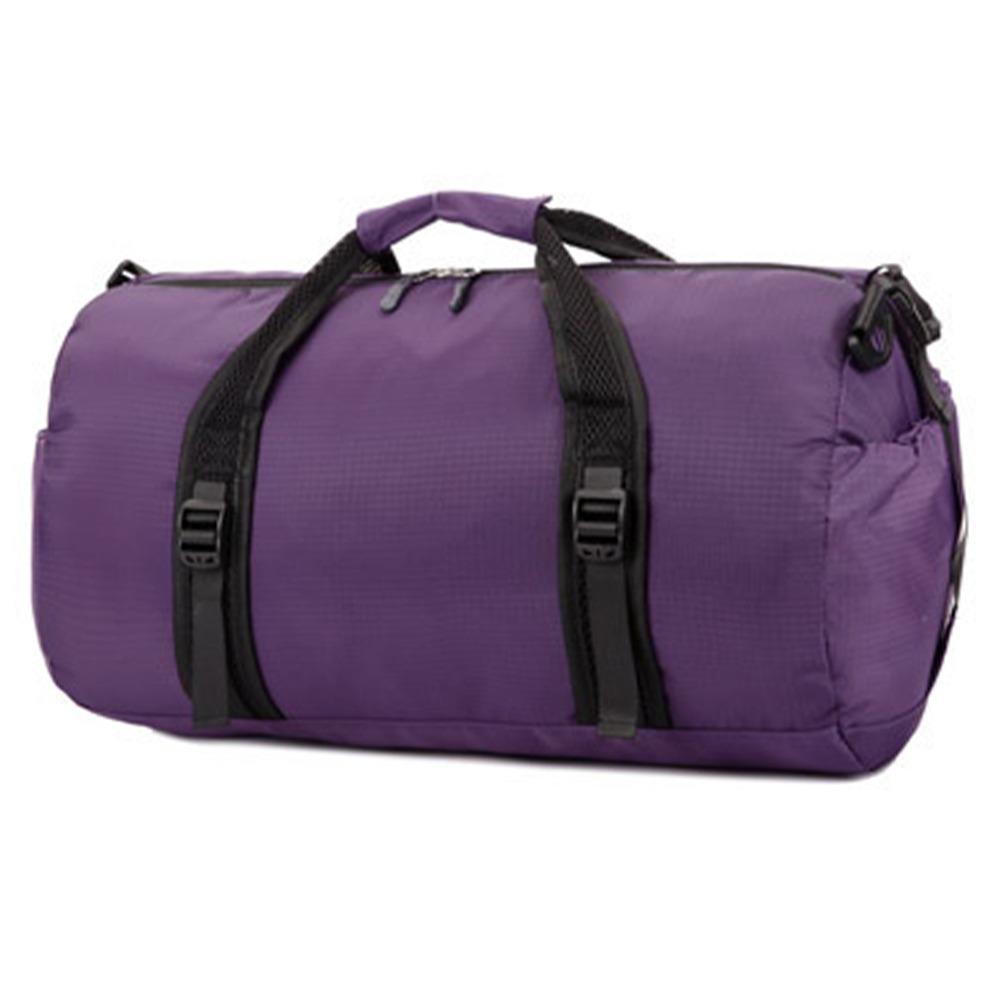 

Складная сумка для хранения большой вместимости, спортивная сумка для хранения для тренажерного зала, йоги, на плечо, прочная дорожная сумка для женщин и мужчин фиолетовый