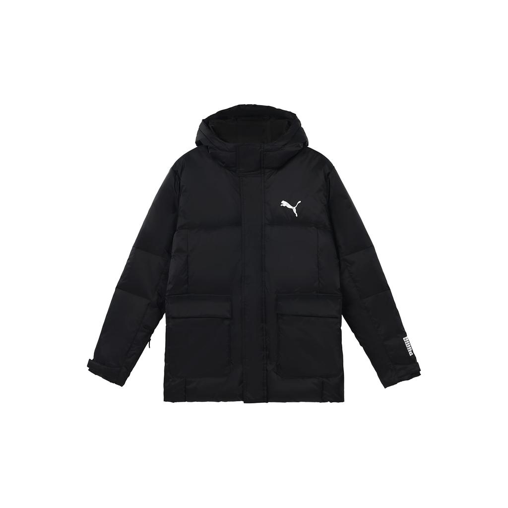 PUMA Down Jackets Men's Black Hooded Moderate Other 586604-01