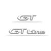 3D Car Sticker GT Logo Metal Emblem Badge Decals For 208 GT LINE 2008 E208 308 306 106 206 205 307 3008 207 508  5008