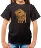 Space Bison - Kids T-Shirt - Buffalo - Animal - Vet - Love - Gift