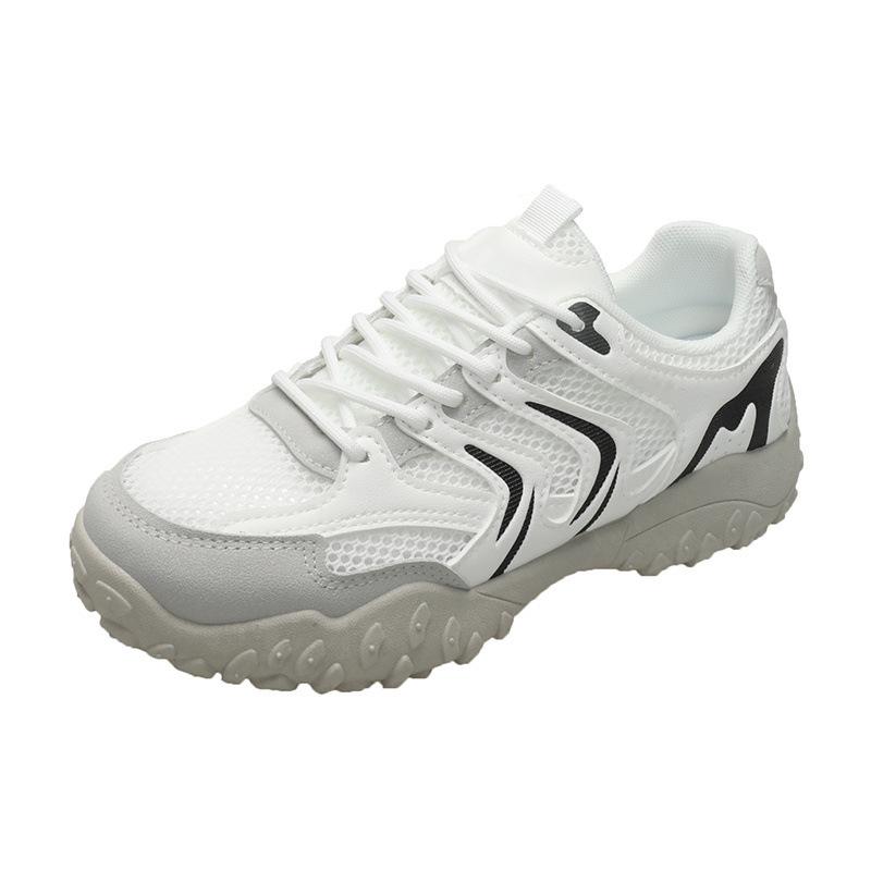 Mesh Sports Shoes Women's 2025 New Summer Versatile Breathable Soft Sole Lightweight Casual German Training Board Shoes Women's White Shoes