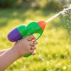 Small Handheld Water Gun Press Type Plastic Toy for Outdoor Summer Activities Random Style for Kids and Adults