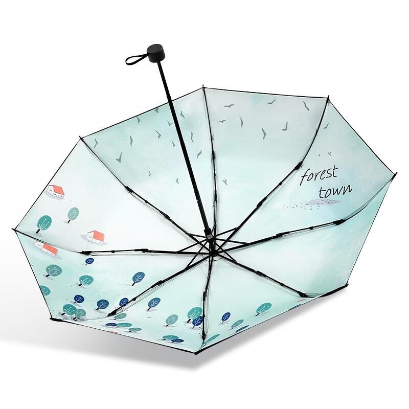 Paradise Dual-Purpose Compact UV Protection Foldable Umbrella