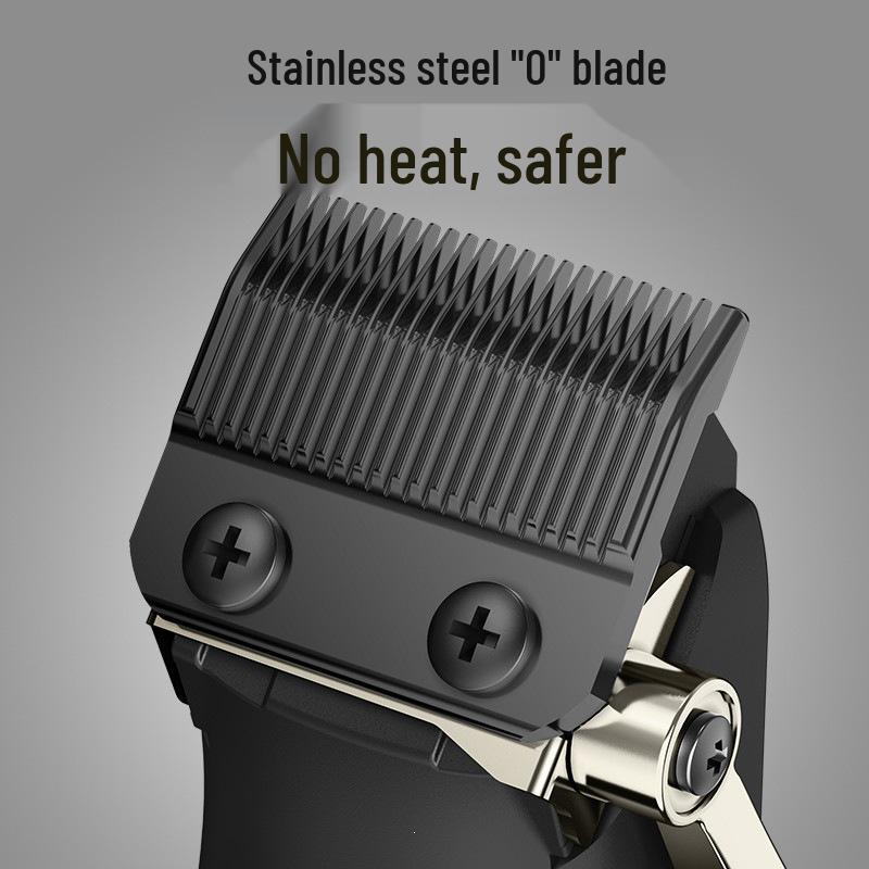 Retro Gradient Oil Head Electric Hair Clipper & Scissors for Professional Hairstylists