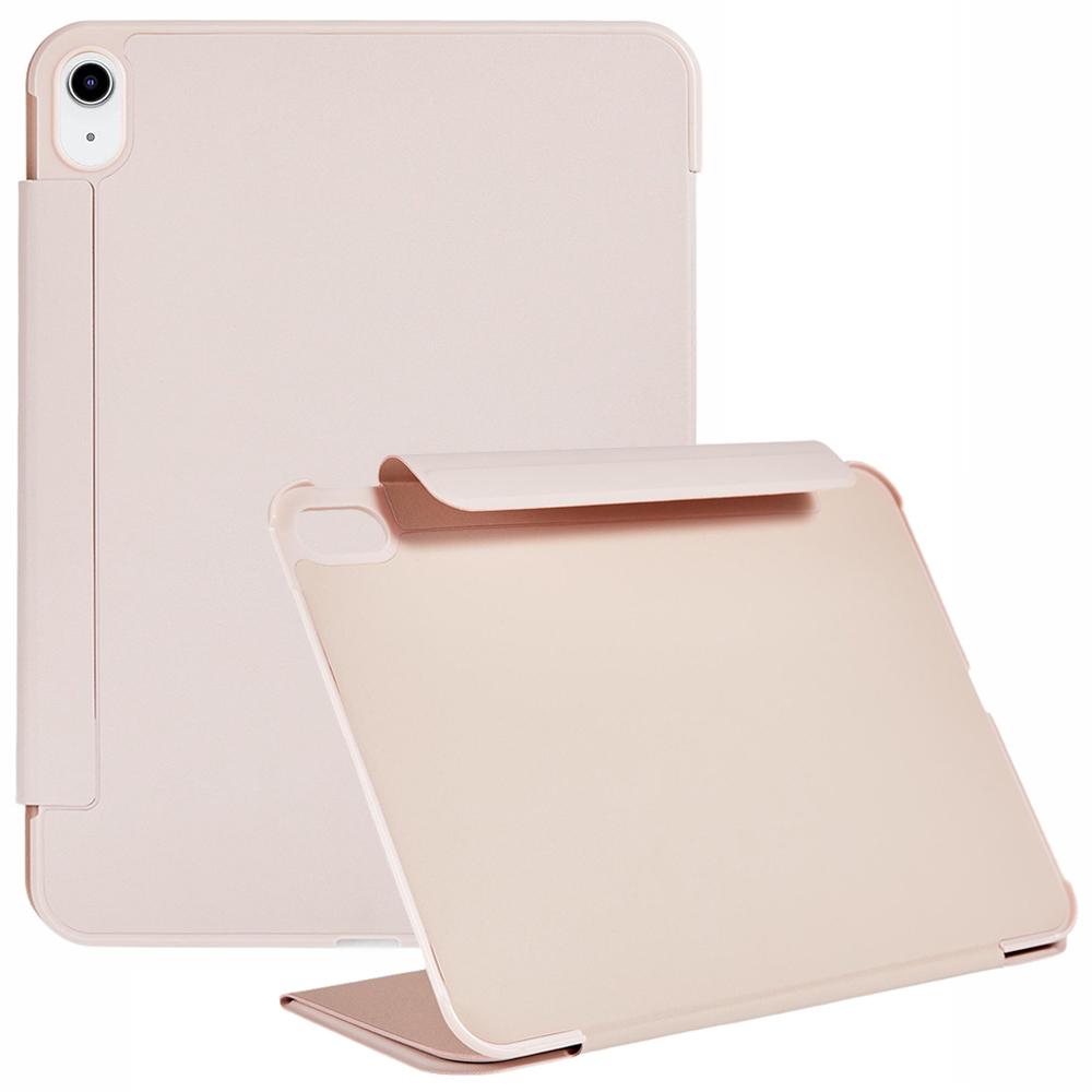 For iPad (2025)/iPad 10.9 (2022) Case Y-Shape Stand PU Leather Flip Tablet Cover with Auto Wake/Sleep