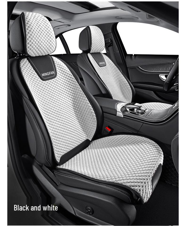 Universal Four Seasons Car Seat Cushion - Breathable, Small Waist Design for Summer and Winter Comfort