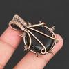 Copper Wire Wrapped Pendant Black Onyx Gemstone Pendant Vintage Boho Style Jewelry for Men & Women Handmade Pendant