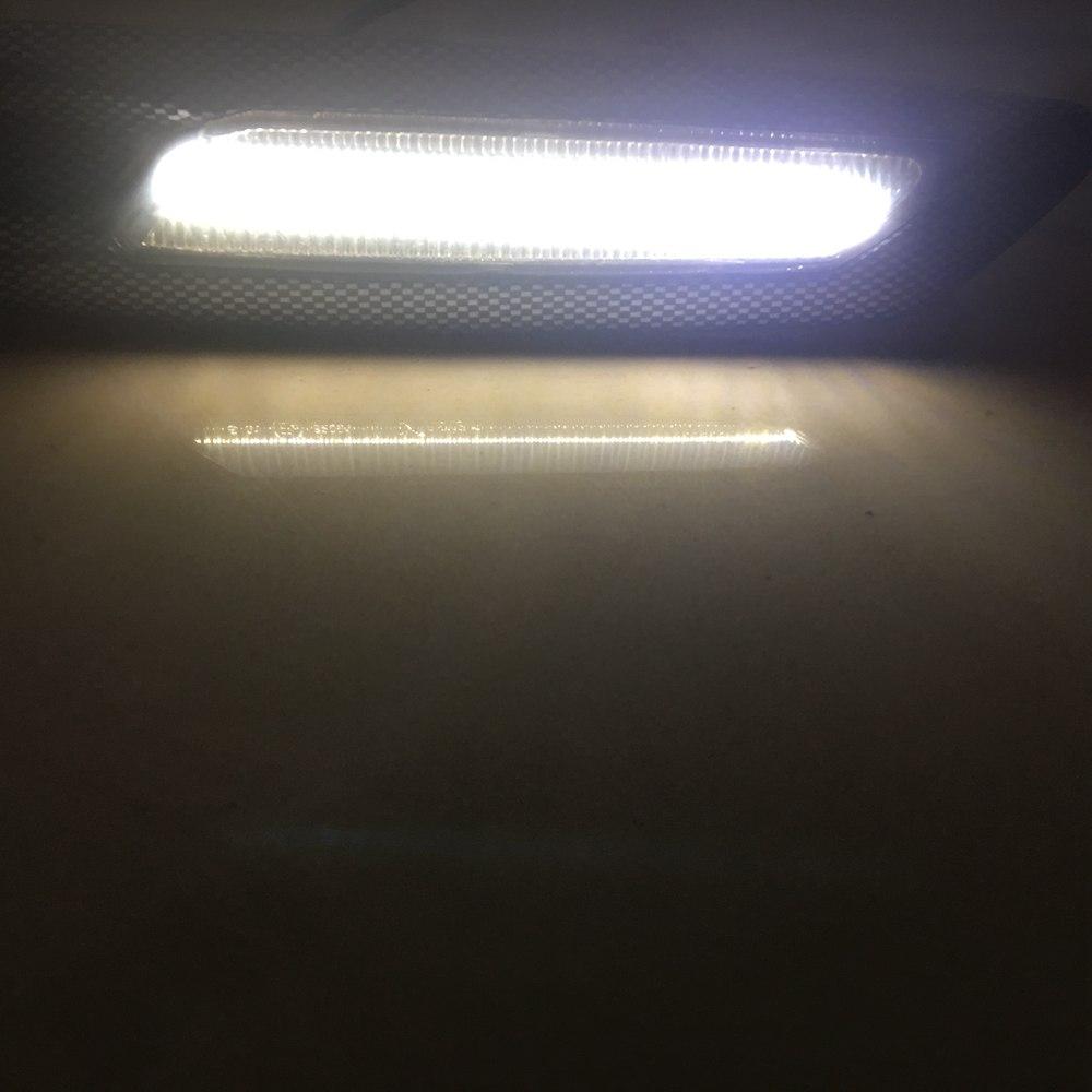 For Toyota Reiz/Crown For Lexus GS300/ES350 2006-2009 Amber/White LED Fender Side Marker Light Turn Signal Lamp Running