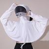 Women's Summer UV Protection Sunscreen Shirt Ice Silk Breathable Thin Sun Cover For Cycling