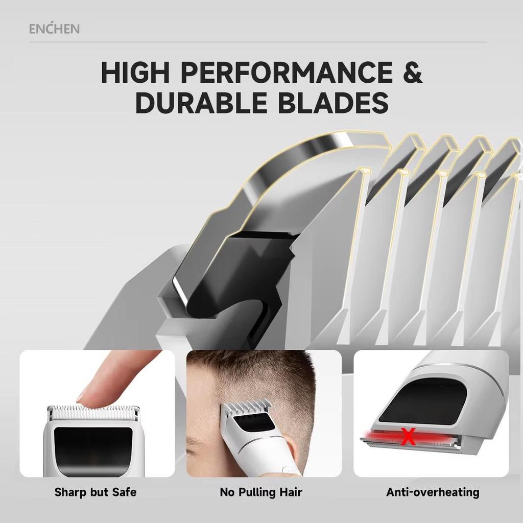 Xiaomi ENCHEN Boost 2 Tondeuse à Cheveux Machine de Coupe Tondeuse Rasoir Coupeur