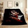 Man Flannel Blanket Throw Blanket Soft Warm Sofa Bed Camping Home Decor Unique Christmas Gift C921151