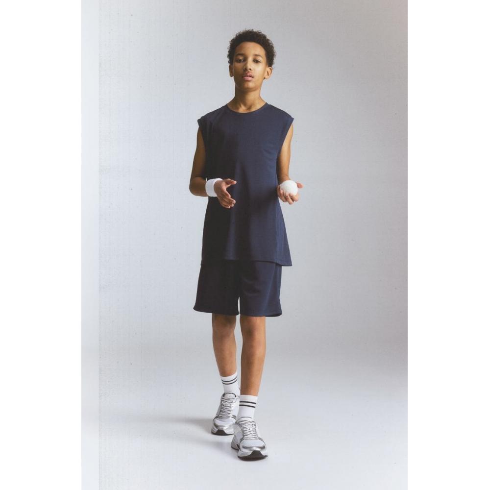 

Спортивные шорты HM DryMove, комплект из 2 предметов, синие, темно-синие