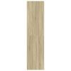 Wardrobe in Sonoma Oak 30 x 50 x 200 cm Particleboard