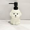400ml soap dispenser small dog ceramic press bottle hand sanitizer bottle household bathroom creative dispensing bottle