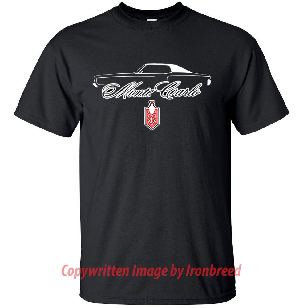 

1970 1971 1972 Monte Carlo T-Shirt Car Silhouette 1st Generation ss 70 71 72 M