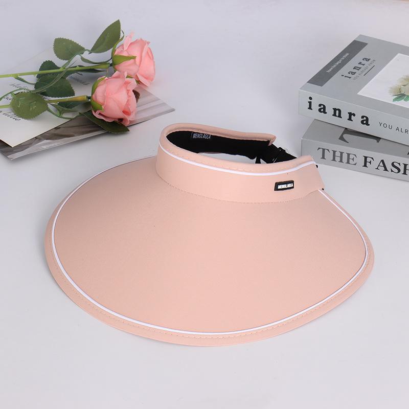 New Empty Top Hat Women's Sunscreen Hat Outdoor Sun Hat Women's Summer Empty Top Big Brim Big Brim Design