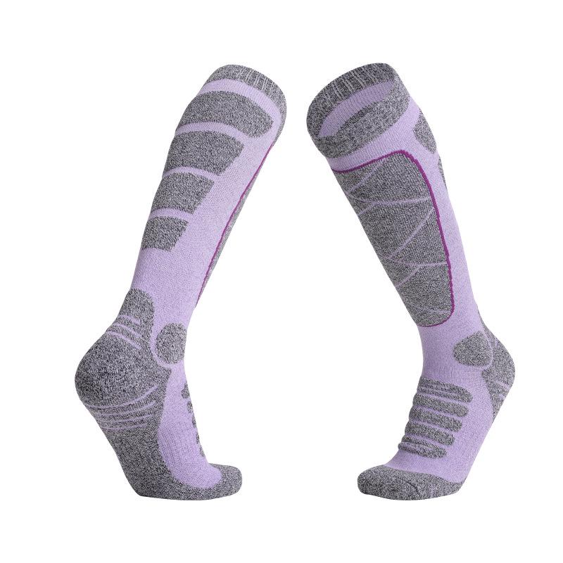Women's Thick Warm Ski Socks for Autumn and Winter Outdoor Sports