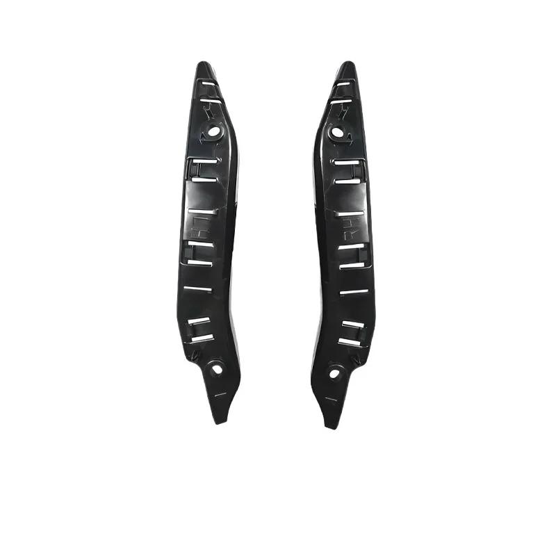 2pcs For Tesla Model Y     Front Bumper Bar Bracket Left + Right ABS Black Mount Bracket Support Fit 1493770 1493771