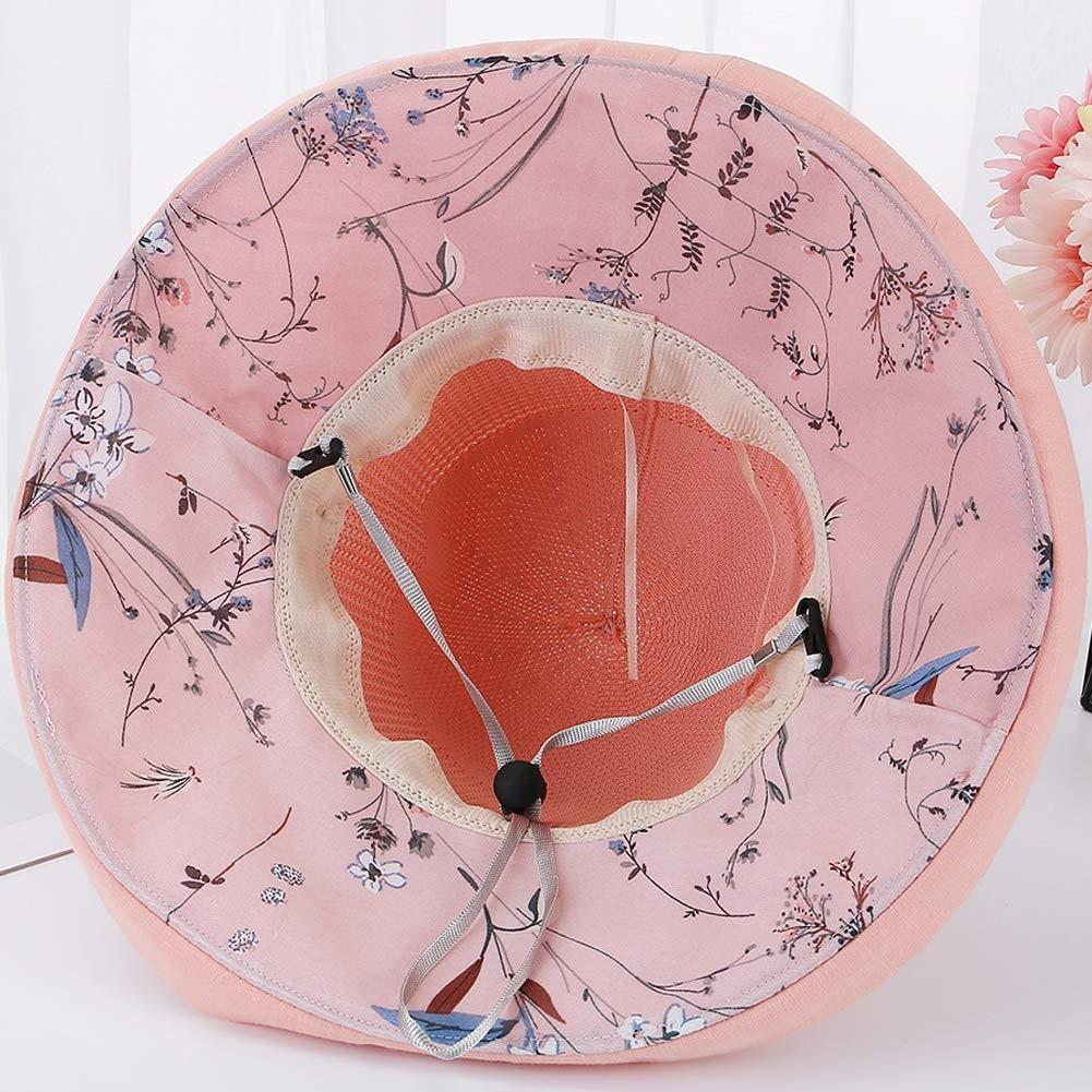Ladies' Classic Fisherman'S Hat Breathable Mesh Sunscreen Lining Printed Foldable Upf Hats Holiday Travel Hiking Sunshade Hat