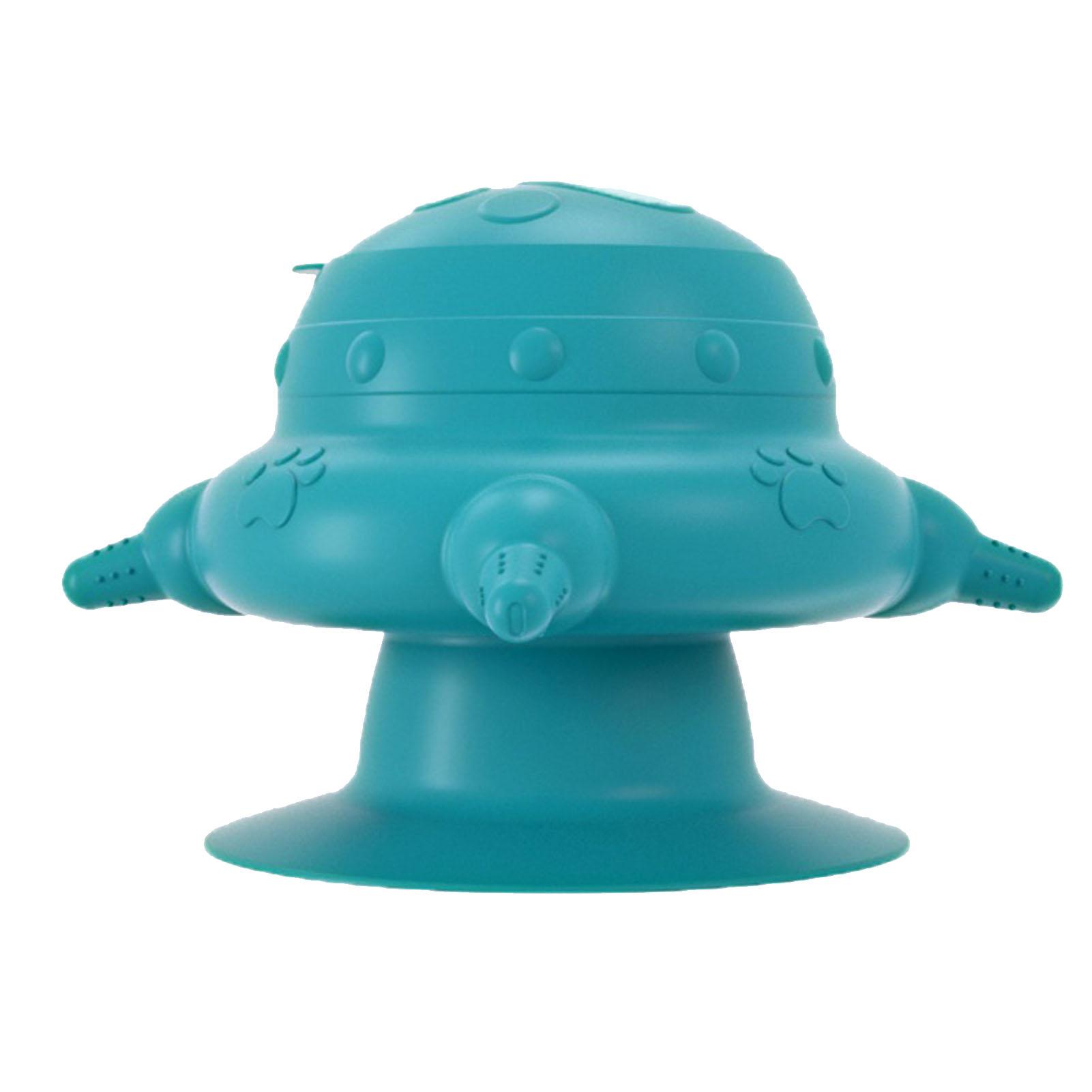 Outsideworld Unisex Navy Blue Puppy Nipple Feeder 4 Nipples High Efficiency Large Capacity Leakage Proof Silicone Kitten Feeder Station For Small