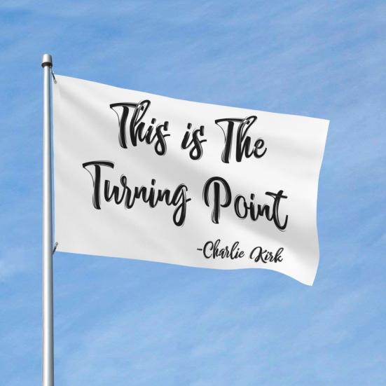 Yousheng Charlie Flag Anti-Wind Double Sided Freedom Banner UV Resistant Patriotic Garden Flag for Outdoor Decoration