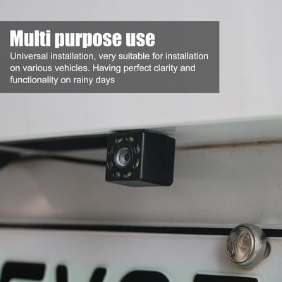 Wide Angle HD Car Rearview Camera Rear View Video Vehicle Camera Backup Reverse Cameras 4/8/12 LED Night Vision Parking Camera