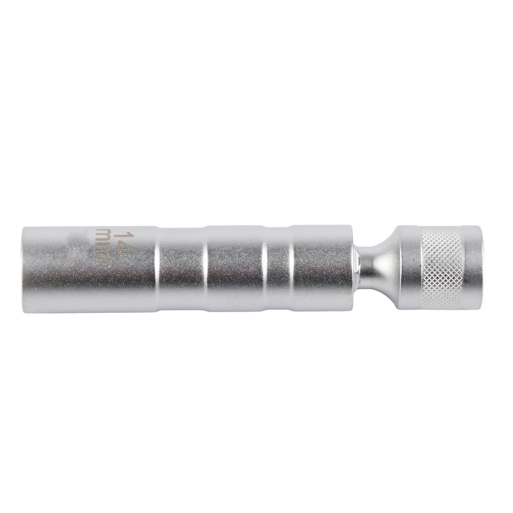 Universal Tändstiftshylsa Nyckel Magnetisk 12-punkts Borttagningsverktyg 14mm 3/8 Drivning