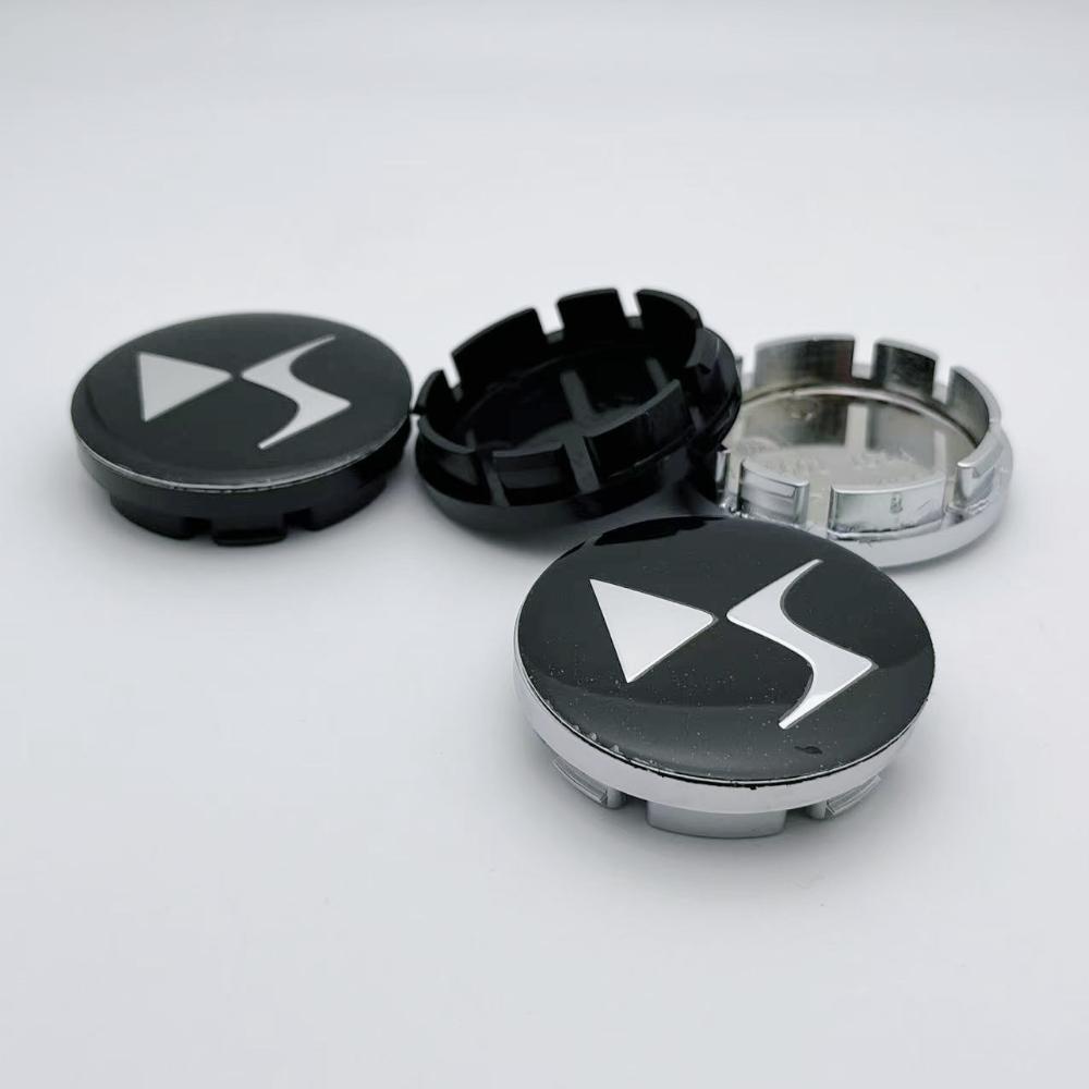 4Pcs/Set DS Logo Emblem Car Wheel Center Cap 56mm (51mm I.D) Car Wheels Hub Lid Rim Hubcaps Cover Replace Styling Accessories