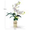 Non-Toxic Moc Bouquet Orchid Flowers Building Blocks City Romantic Home Decoration Friends Bricks Toys For Children Birthday Gifts