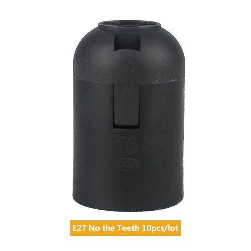 

ASCELINA 10 шт./лот Патрон для лампы E27 черный винтажный основание для лампы светодиодный фитинг цоколь E27 аксессуары для лампы Основание для люстры Патрон для лампы