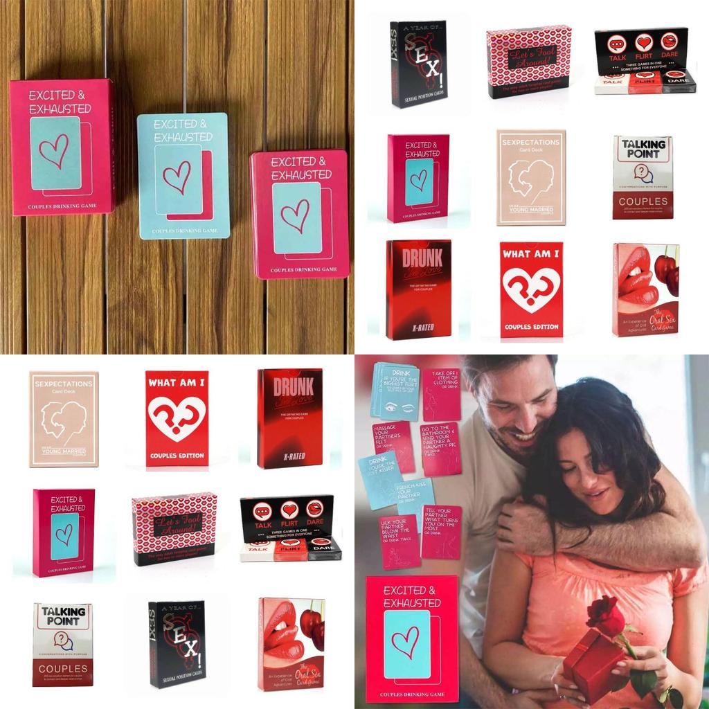 A Year Of Sex All-english Crazy Couples Game Cards Bedroom Flirting Excitement