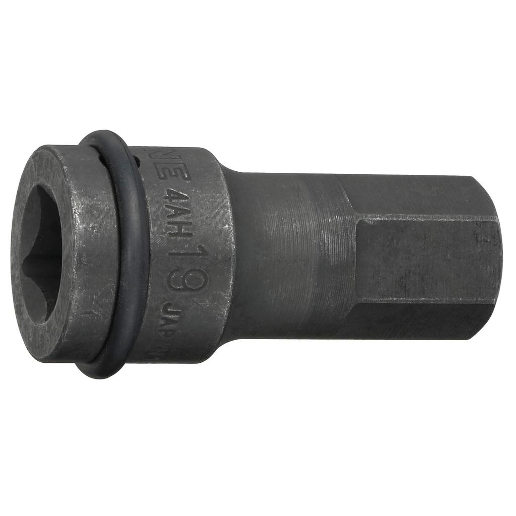 TONE Impact Hexagon Socket 19mm Hexagon Size 4AH-19, 12.7mm (1/2") Drive,