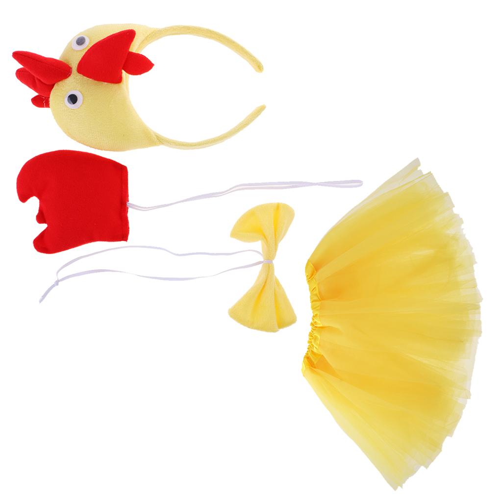 Kinder Tierkostüm Küken Ente Hase Schwein Set Schulaufführung Fasching