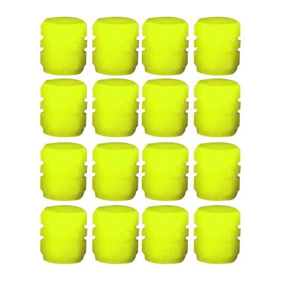 Glow In The Dark Tire Valve Caps Universal Tire Valve Stem Covers for Car Truck SUV Motorcycle Night Safety Lights Dustproof Tire Accessories