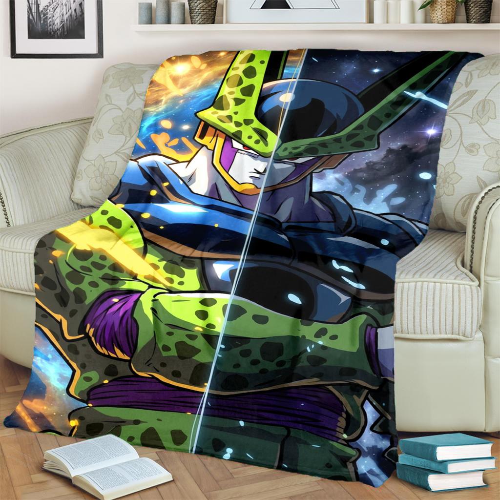 Warm Dragon Ball! Print Blanket Soft Flannel for Bedrooms, Sofas, Beds, Chairs, Picnics, Travel