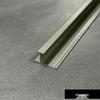Aluminum Alloy I-Beam Wood Veneer Trim & Decorative Corner Strip for Wall and Floor
