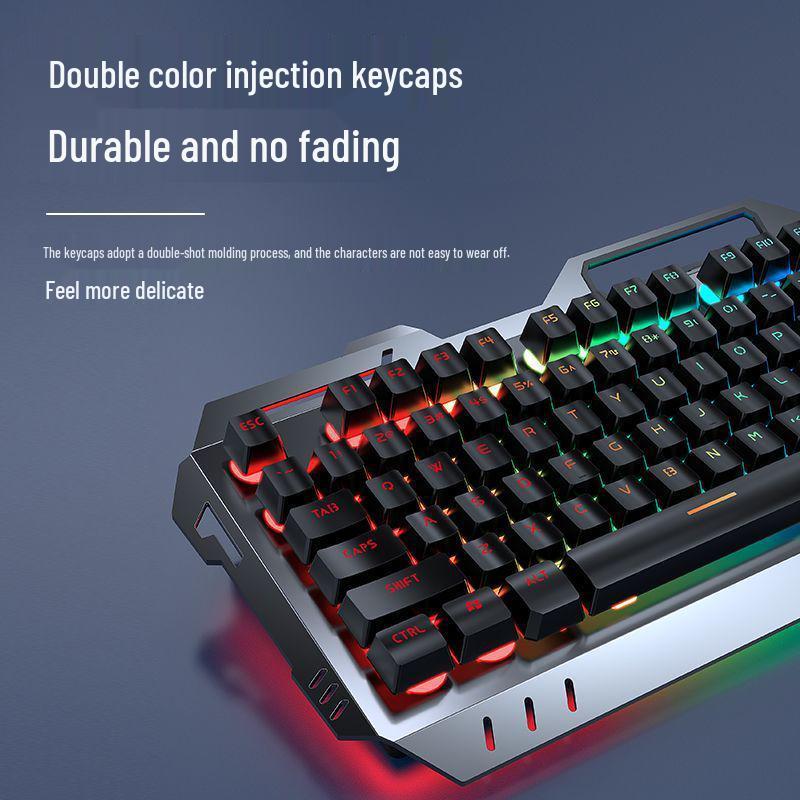 Pioneer 810 Gaming Set: Mechanical Feel Keyboard, Mouse, Headset with Knob