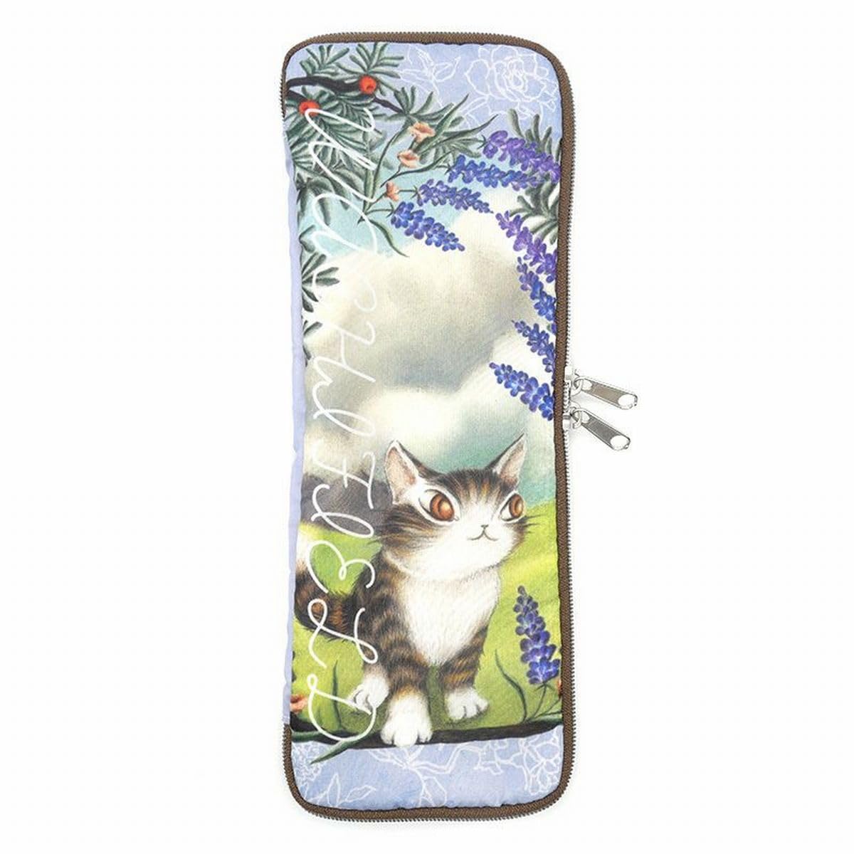 

Даян Чехол для складного зонта с хранилищем для PET Wonderland Border [WACHIFIELD] Кот, Даян, Бутылки, синий